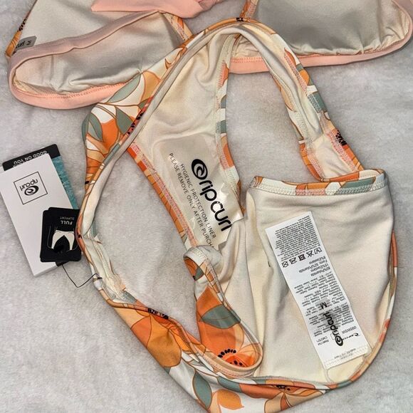 NWT Rip Curl Papaya Punch Halter Top and Bottom Set Medium - Picture 8 of 9